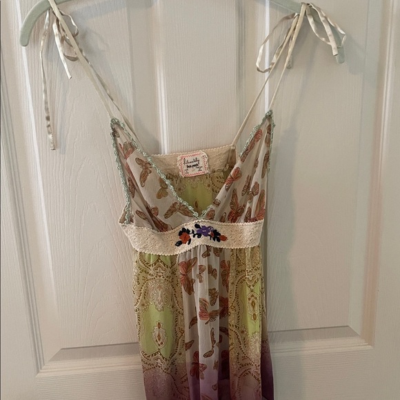 Free People Multicolor Sheer Floral Top - Picture 1 of 5
